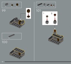 LEGO 76444 instructions page 92 – build guide