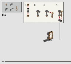 LEGO 76445 instructions page 102 – build guide