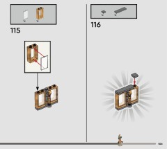 LEGO 76445 instructions page 103 – build guide