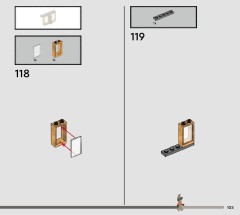 LEGO 76445 instructions page 105 – build guide
