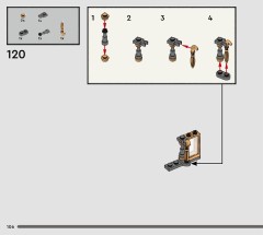 LEGO 76445 instructions page 106 – build guide