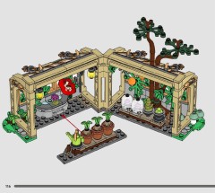 LEGO 76445 instructions page 116 – build guide