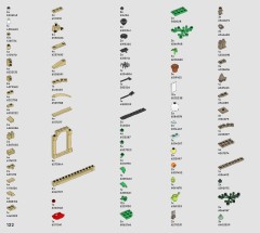LEGO 76445 instructions page 122 – build guide