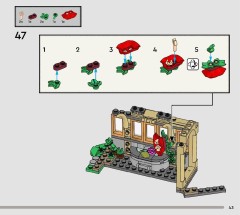 LEGO 76445 instructions page 43 – build guide