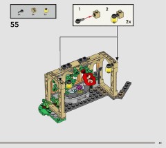 LEGO 76445 instructions page 51 – build guide