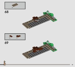 LEGO 76445 instructions page 61 – build guide