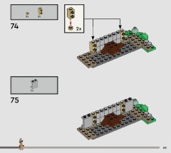LEGO 76445 instructions page 65 – build guide