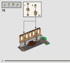 LEGO 76445 instructions page 68 – build guide