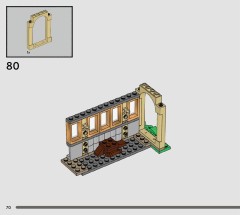 LEGO 76445 instructions page 70 – build guide