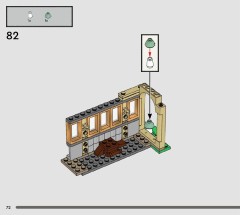 LEGO 76445 instructions page 72 – build guide