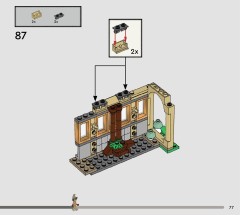 LEGO 76445 instructions page 77 – build guide