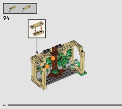 LEGO 76445 instructions page 84 – build guide