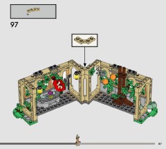 LEGO 76445 instructions page 87 – build guide