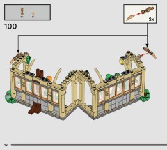 LEGO 76445 instructions page 92 – build guide