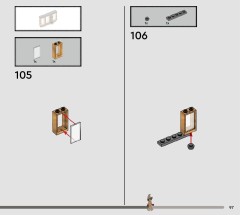 LEGO 76445 instructions page 97 – build guide