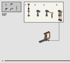 LEGO 76445 instructions page 98 – build guide