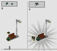 LEGO 76446 instructions page 10 – build guide