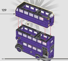LEGO 76446 instructions page 100 – build guide