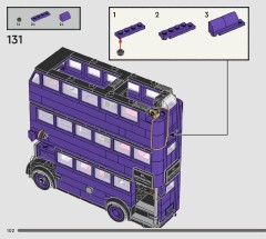 LEGO 76446 instructions page 102 – build guide
