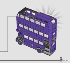 LEGO 76446 instructions page 105 – build guide