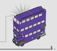 LEGO 76446 instructions page 107 – build guide