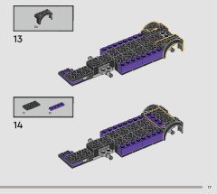 LEGO 76446 instructions page 17 – build guide