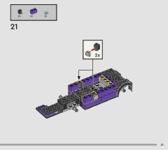 LEGO 76446 instructions page 21 – build guide