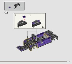LEGO 76446 instructions page 23 – build guide