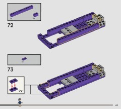 LEGO 76446 instructions page 63 – build guide