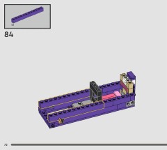 LEGO 76446 instructions page 72 – build guide