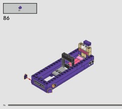 LEGO 76446 instructions page 74 – build guide
