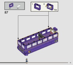 LEGO 76446 instructions page 75 – build guide