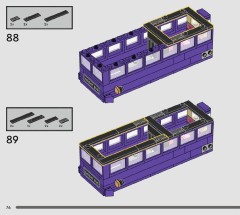 LEGO 76446 instructions page 76 – build guide