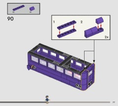 LEGO 76446 instructions page 77 – build guide