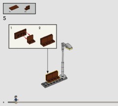 LEGO 76446 instructions page 8 – build guide