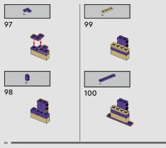 LEGO 76446 instructions page 82 – build guide