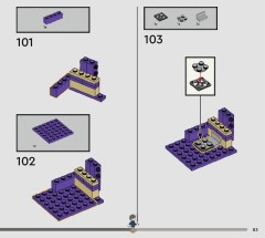 LEGO 76446 instructions page 83 – build guide