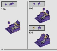 LEGO 76446 instructions page 84 – build guide