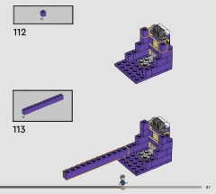 LEGO 76446 instructions page 87 – build guide
