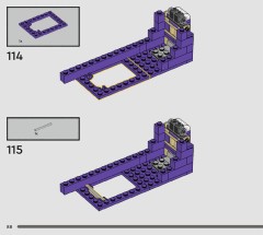 LEGO 76446 instructions page 88 – build guide