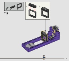 LEGO 76446 instructions page 91 – build guide