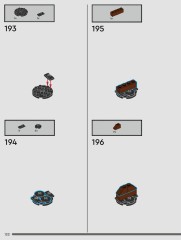 LEGO 76447 instructions page 122 – build guide