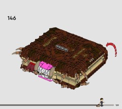 LEGO 76449 instructions page 129 – build guide