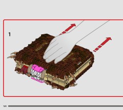 LEGO 76449 instructions page 130 – build guide