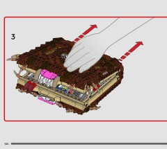 LEGO 76449 instructions page 134 – build guide