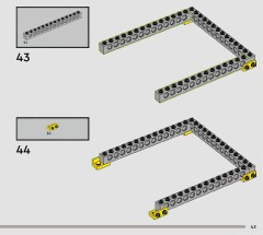 LEGO 76449 instructions page 43 – build guide