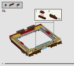 LEGO 76449 instructions page 72 – build guide
