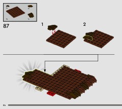 LEGO 76449 instructions page 84 – build guide