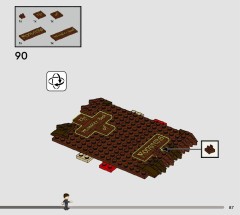 LEGO 76449 instructions page 87 – build guide