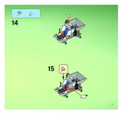 LEGO 7645 instructions page 11 – build guide